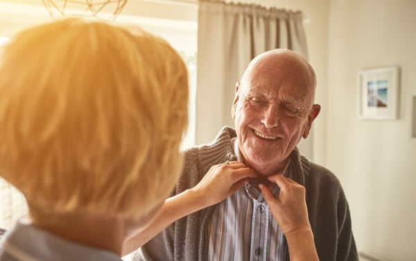 Getting Dressed - Stock Image